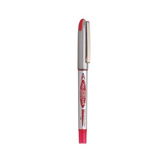 Zebra AX5 Zebroller Silver RollerPen 0,5mm Red (ZB-15983Z) (ZEBZB-15983Z)-ZEBZB-15983Z