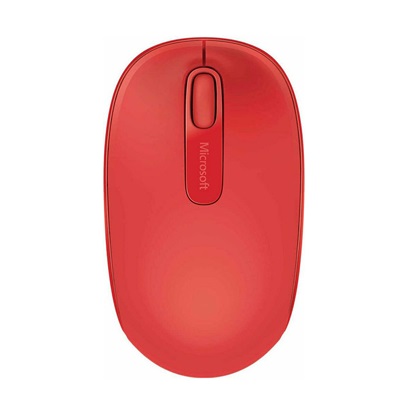 Microsoft Mouse Mobile 1850  (Red, Wireless) (U7Z-00033) (MICU7Z-00033)-MICU7Z-00033
