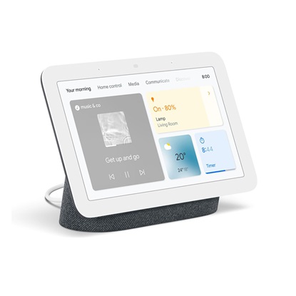 Google Nest Hub (2nd Gen) Smart Display 7" Charcoal  (GA01892-EU)-GOOGA01892-EU