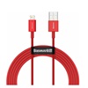 Baseus Lightning Superior Series cable, Fast Charging, Data 2.4A, 2m Red (CALYS-C09) (BASCALYS-C09)-BASCALYS-C09