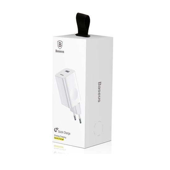 Baseus Travel Charger Quick Charger White EU (CCALL-BX02) (BASCCALL-BX02)-BASCCALL-BX02