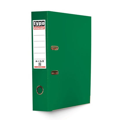 Typotrust Πράσινο Κλασέρ από Χαρτόνι με Πλαστική Επένδυση 8/32 (KP832-04) (TYPKP832-04)-TYPKP832-04