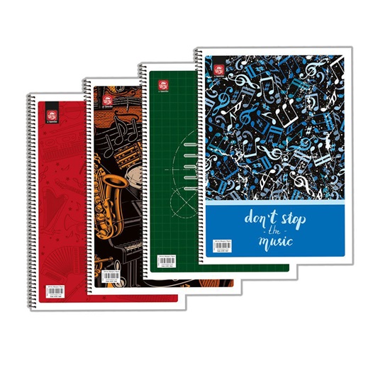 Typotrust Τετράδιο Μουσικής Α4 Σπιράλ Πεντάγραμμο 40φ. (4135) (TYP4135)-TYP4135