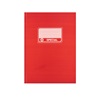 Typotrust Τετράδιο Εξήγηση Βιβλιοδετημένη Κόκκινη Ριγέ 17x25 80φ. (4142) (TYP4142)-TYP4142