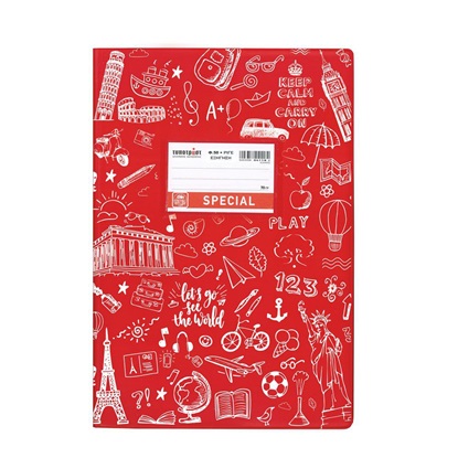 Doodle Εξήγηση Κόκκινη Ριγέ 17x25 50φ. (4322) (TYP4322)-TYP4322