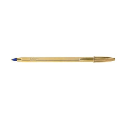 Στυλό Διαρκείας BIC Ballpoint 1.0mm Cristal Original Shine Χρυσό (Μπλε) (9213401) (BIC9213401)-BIC9213401