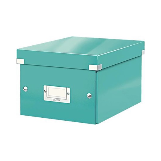 LEITZ Κουτί Αρχειοθέτησης 21x28x16 με Καπάκι Ice Blue (60450051)-LEI60430051