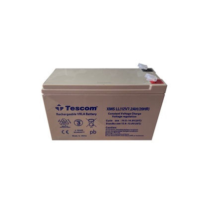 Battery replacement for UPS XMS LL 12V 7,2Ah (BAT.0295) (TSXMSLL72A)-TSXMSLL72A