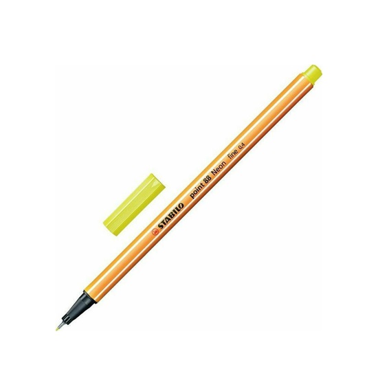 Μαρκαδόρος Σχεδίου STABILO Point 88 No.13 0.4 mm (Lemon Yellow) (88/24)-STB88/24