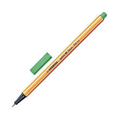 Μαρκαδόρος Σχεδίου STABILO Point 88 0.4 mm (Neon Green) (88/033)-STB88/033