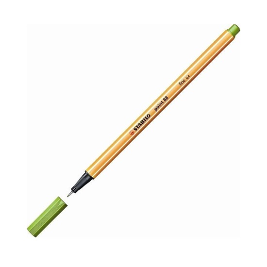 Μαρκαδόρος Σχεδίου STABILO Point 88 0.4 mm (Apple Green) (88/33)-STB88/33