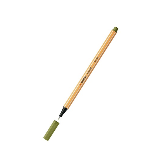 Μαρκαδόρος Σχεδίου STABILO Point 88 0.4 mm (Mud Green) (88/37)-STB88/37