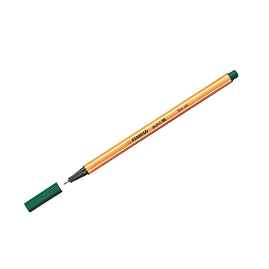 Μαρκαδόρος Σχεδίου STABILO Point 88 0.4 mm (Pine Green) (88/53)-STB88/53P.GRN