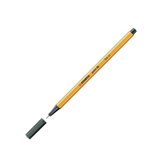 Μαρκαδόρος Σχεδίου STABILO Point 88 No.63 0.4 mm (Πράσινο Ελιάς) (88/63)-STB88/63OL.G