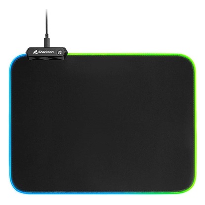 Sharkoon 1337 RGB V2 Gaming Mouse Pad Medium (1337RGBV2360) (SHR1337RGBV2360)-SHR1337RGBV2360