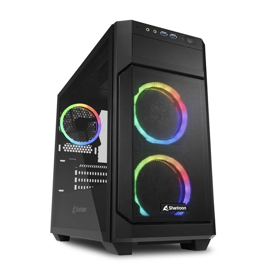 Sharkoon Sharkoon V1000 RGB Midi Tower Μαύρο (V1000RGB) (SHRV1000RGB)-SHRV1000RGB