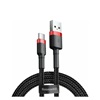 Baseus Cafule Braided USB 2.0 Cable USB-C male - USB-A male Μαύρο 2m (CATKLF-C91) (BASCATKLF-C91)-BASCATKLF-C91