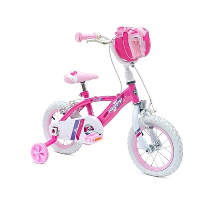 Huffy Glimmer 12inch Girls Bike Pink 3-5 Years (72039W) (HUF72039W)-HUF72039W