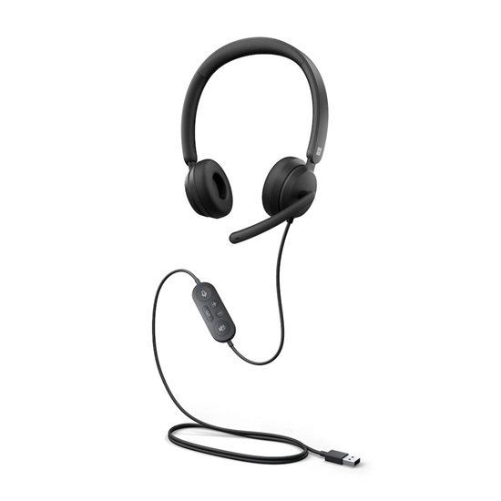 Microsoft Modern On Ear Gaming Headset USB (6ID-00013) (MIC6ID-00013)-MIC6ID-00013