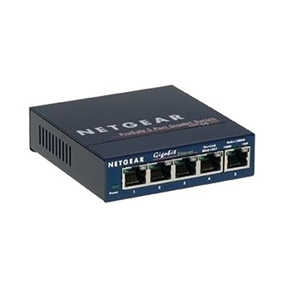 NetGear Unmanaged L2 Switch με 5 Θύρες Gigabit (1Gbps) Ethernet (GS105GE) (NETGS105GE)-NETGS105GE