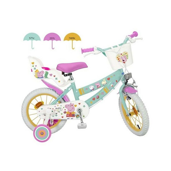 Toimsa Peppa Pig Pink 12" Παιδικό Ποδήλατo (1295) (TOI1295)-TOI1295