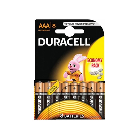 Duracell Αλκαλικές Μπαταρίες AAA 1.5V 8τμχ (DBAAALR03) (DURDBAAALR03)-DURDBAAALR03