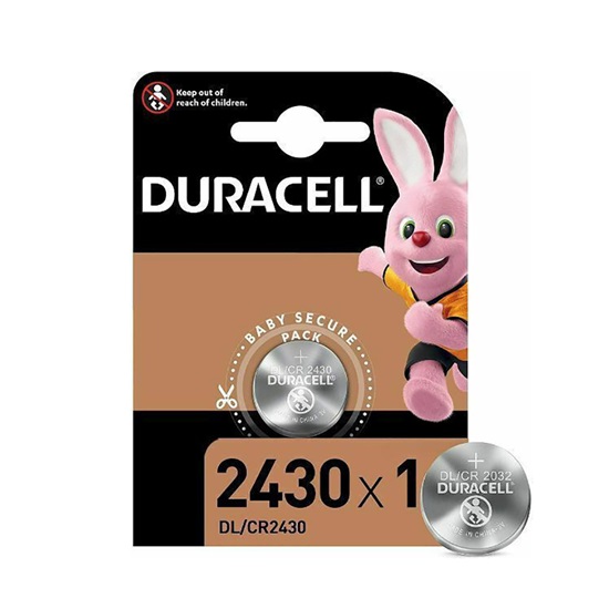 Duracell Electronics Μπαταρία Λιθίου Ρολογιών CR2430 3V 2τμχ (DECR24302) (DURDECR24302)-DURDECR24302