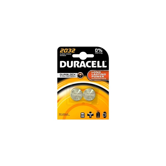 Duracell Long Lasting Power Μπαταρίες Λιθίου Ρολογιών CR2032 3V 2τμχ (DLLPCR2032)(DURDLLPCR2032)-DURDLLPCR2032