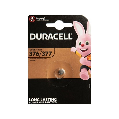 Duracell Long Lasting Power 377 Μπαταρία Silver Oxide Ρολογιών SR66 1.5V 1τμχ (DLLPSR66)(DURDLLPSR66)-DURDLLPSR66