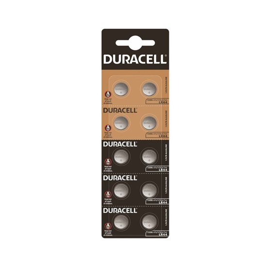 Duracell Αλκαλικές Μπαταρίες HSDC LR44 1.5V 10τμχ (DRLR44)(DURDRLR44)-DURDRLR44