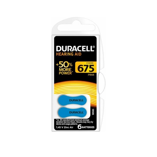 Duracell Activair Μπαταρίες Ακουστικών Βαρηκοΐας 675 1.4V 6τμχ (ACA675MF)(DURACA675MF)-DURACA675MF