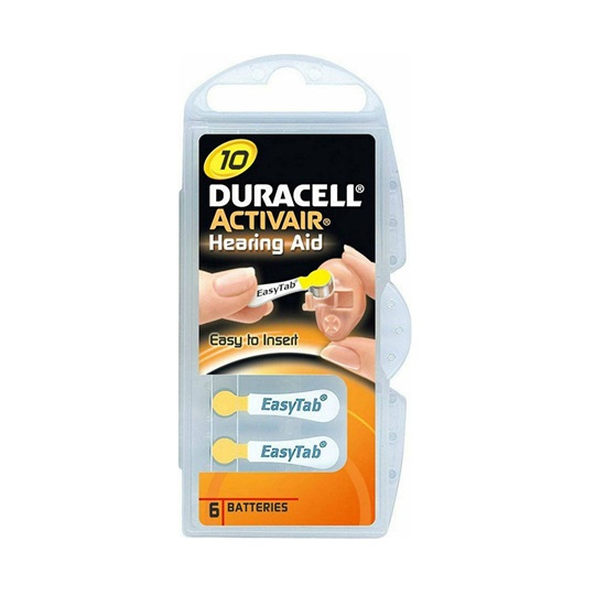 Duracell Activair Μπαταρίες Ακουστικών Βαρηκοΐας 10 1.4V 6τμχ (ACA10MF) (DURACA10MF)-DURACA10MF