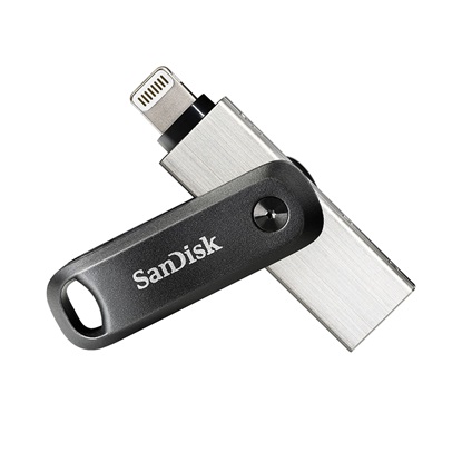 Sandisk iXpand 256GB USB 3.1 Stick με σύνδεση Lightning & USB-A Μαύρο (SDIX60N-256G-GN6NE) (SANSDIX60N-256G-GN6NE)-SANSDIX60N-256G-GN6NE