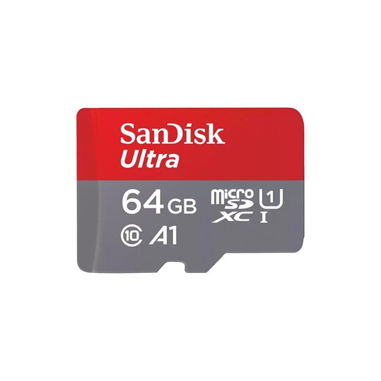 Sandisk Ultra microSDXC 64GB Class 10 U1 A1 UHS-I 140MB/s (SDSQUAB-064G-GN6MA) (SANSDSQUAB-064G-GN6MA)-SANSDSQUAB-064G-GN6MA