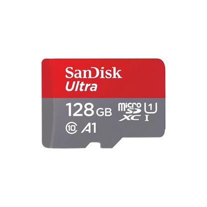Sandisk Ultra microSDXC 128GB Class 10 U1 A1 UHS-I με αντάπτορα 140MB/s (SDSQUAB-128G-GN6MA) (SANSDSQUAB-128G-GN6MA)-SANSDSQUAB-128G-GN6MA
