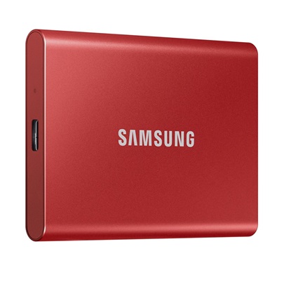 Samsung Portable SSD T7 USB 3.2 1TB Red (MU-PC1T0R/WW) (SAMMU-PC1T0R)-SAMMU-PC1T0R