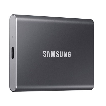 Samsung Portable SSD T7 USB 3.2 1TB Titan Grey (MU-PC1T0T/WW) (SAMMU-PC1T0T)-SAMMU-PC1T0T