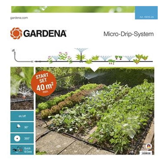Gardena Micro Drip Start Set Planted Areas Σύστημα Αυτόματου Ποτίσματος Σταγόνας (13015-20) (GRD13015-20)-GRD13015-20