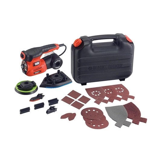 Black & Decker KA280K Πολυτριβείο 220W με Ρύθμιση Ταχύτητας και με Σύστημα Αναρρόφησης (KA280K-QS) (BDEKA280K-QS)-BDEKA280K-QS