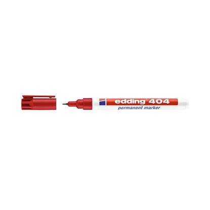 Edding 404 Permanent Marker Red (4-404002) (EDD4-404002)-EDD4-404002