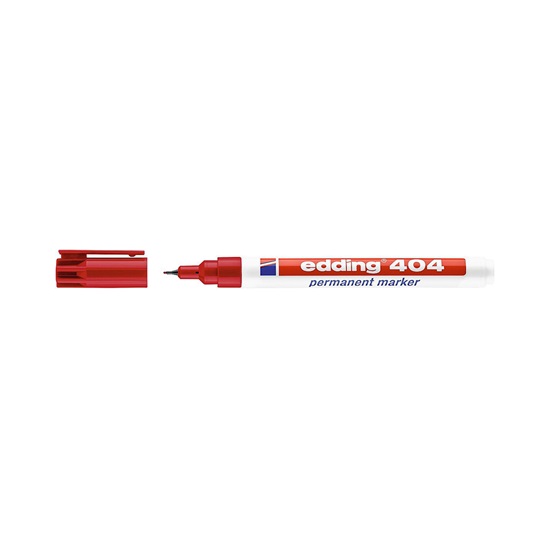 Edding 404 Permanent Marker Red (4-404002) (EDD4-404002)-EDD4-404002