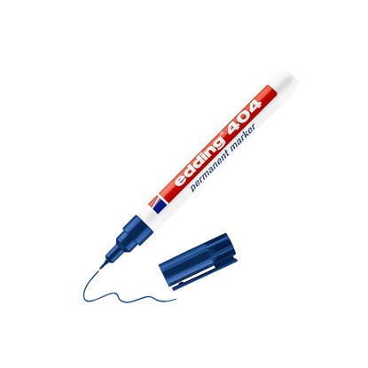 Edding 404 Permanent Marker Blue (4-404003) (EDD4-404003)-EDD4-404003