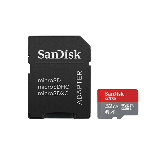Sandisk Ultra microSDHC UHS-I 32GB With Adapter (SDSQUA4-032G-GN6IA) (SANSDSQUA4032GGN6IA)-SANSDSQUA4032GGN6IA