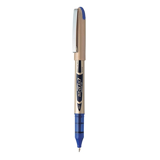 Zebra AX7 Zebroller  Gold RollerPen 0,7mm Blue (ZB-15992Z) (ZEBZB-15992Z)-ZEBZB-15992Z