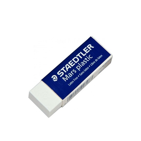 Γόμα STAEDTLER Mars Plastic Λευκή (52653) (STAE52653)-STAE52653