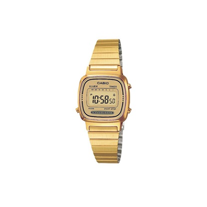 Casio Ρολόι με Μεταλλικό Μπρασελέ Χρυσό (ITLA670WEGA-9EF) (CASITLA670WEGA9EF)-CASITLA670WEGA9EF