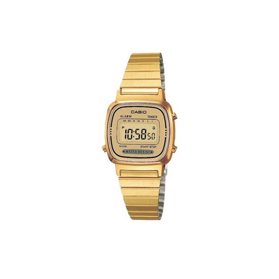 Casio Ρολόι με Μεταλλικό Μπρασελέ Χρυσό (ITLA670WEGA-9EF) (CASITLA670WEGA9EF)-CASITLA670WEGA9EF