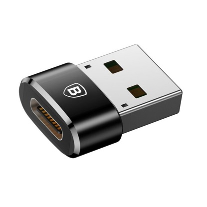 Baseus Μετατροπέας USB-A male σε USB-C female (CAAOTG-01) (BASCAAOTG01)-BASCAAOTG01