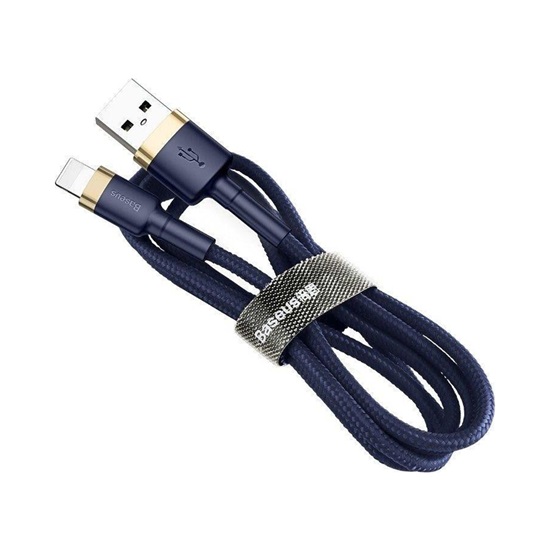 Baseus Cafule Braided USB to Lightning Cable Μπλε 1m (CALKLF-BV3) (BASCALKLFBV3)-BASCALKLFBV3