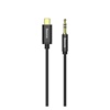 Baseus Yiven Regular USB 2.0 Cable USB-C male - 3.5mm male Μαύρο 1.2m (CAM01-01) (BASCAM0101)-BASCAM0101